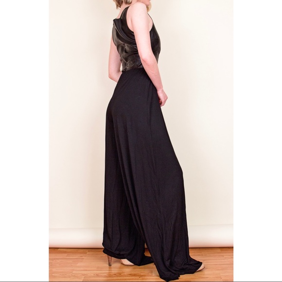 BB Dakota music twisted black wide leg jumpsuit - Picture 4 of 5